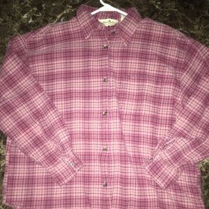 Men’s M / Women’s L Eddie Bauer flannel lng sleeve